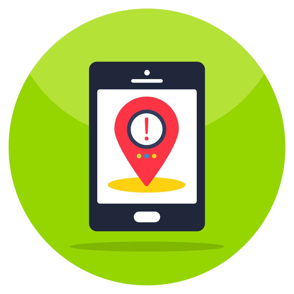 localização móvel icon