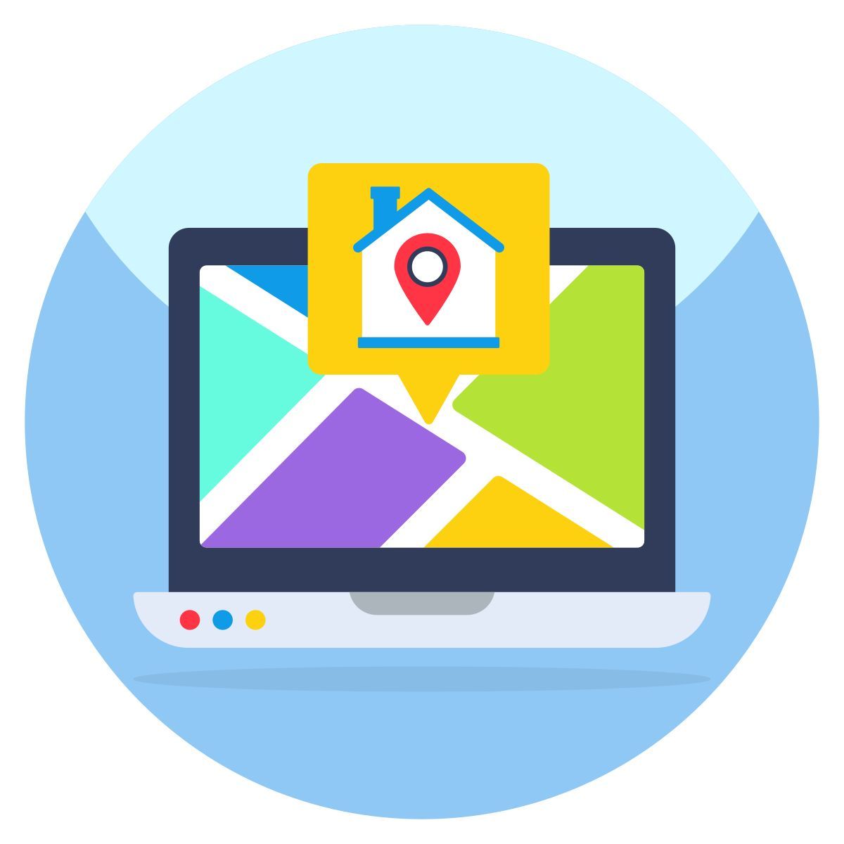 온라인 지도 icon