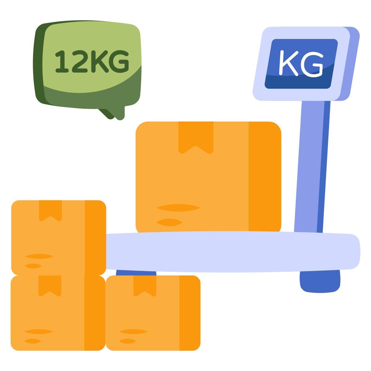 weigh parcel icon