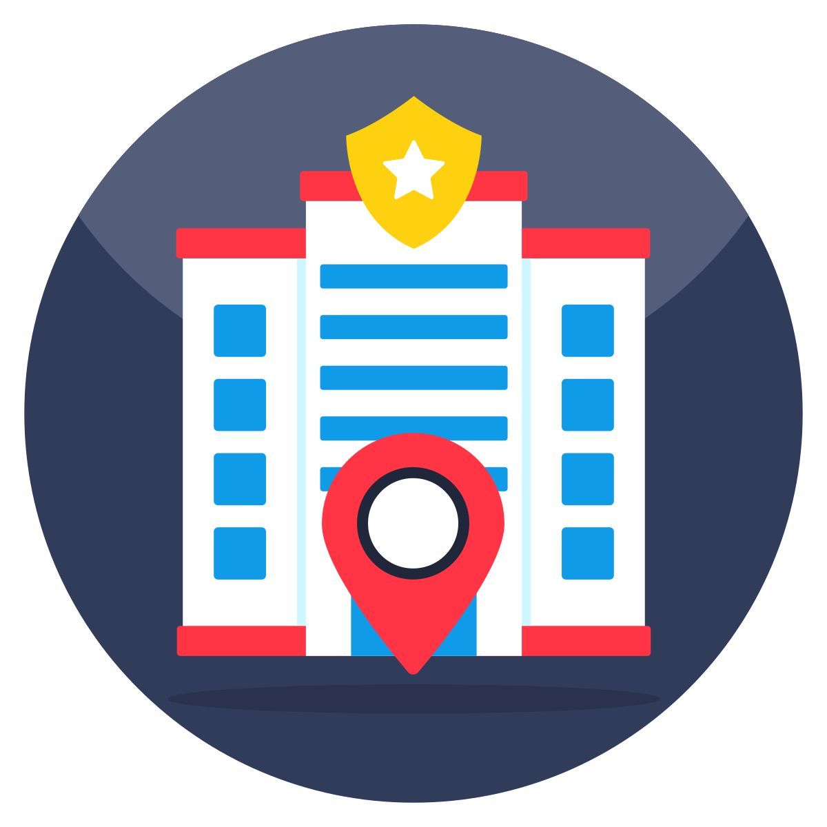 police station location icon