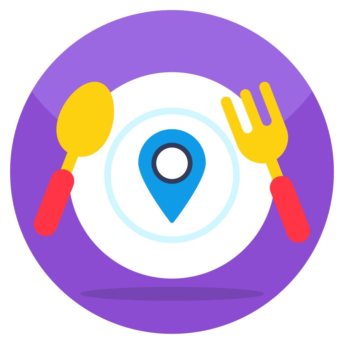 restaurant location icon