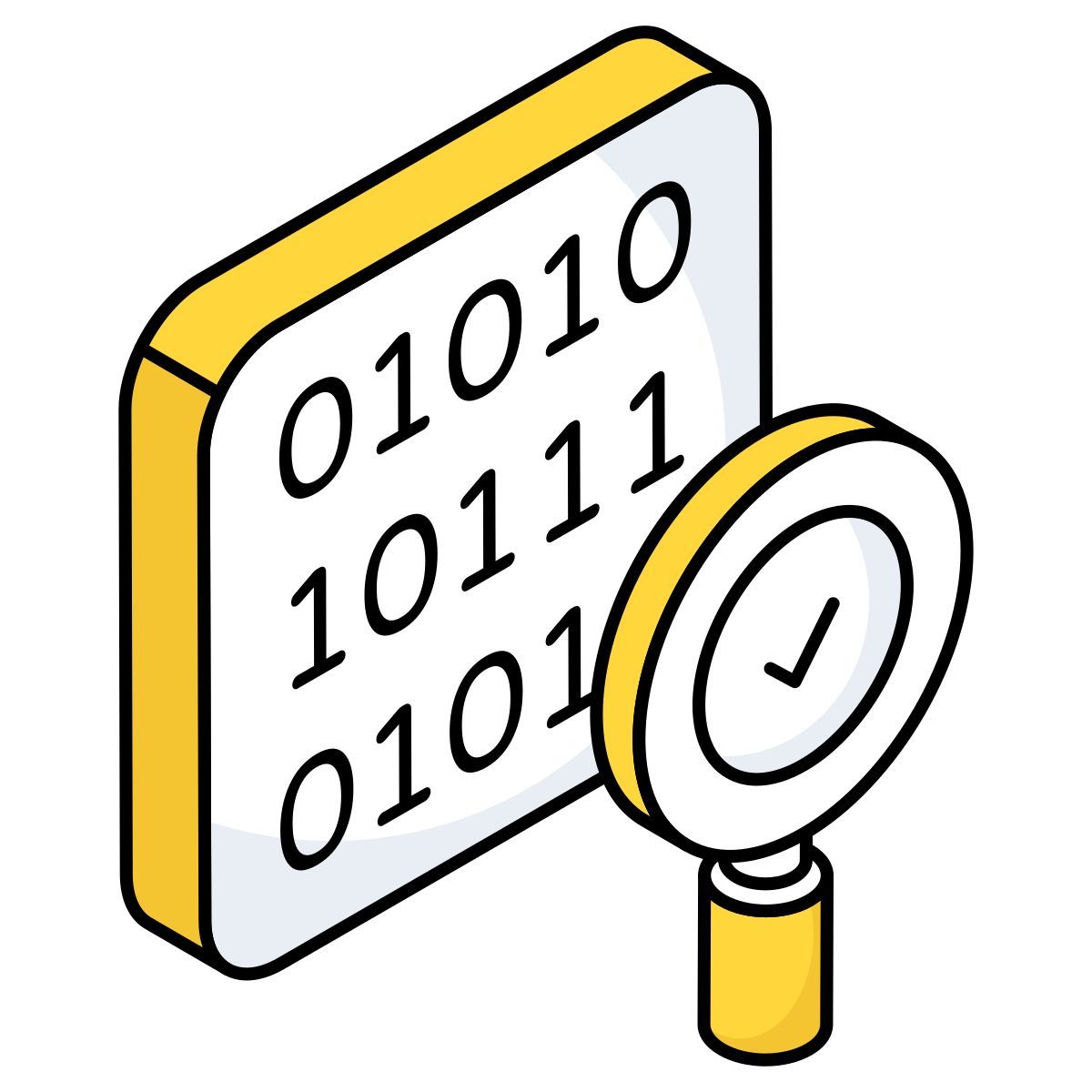 search binary data icon