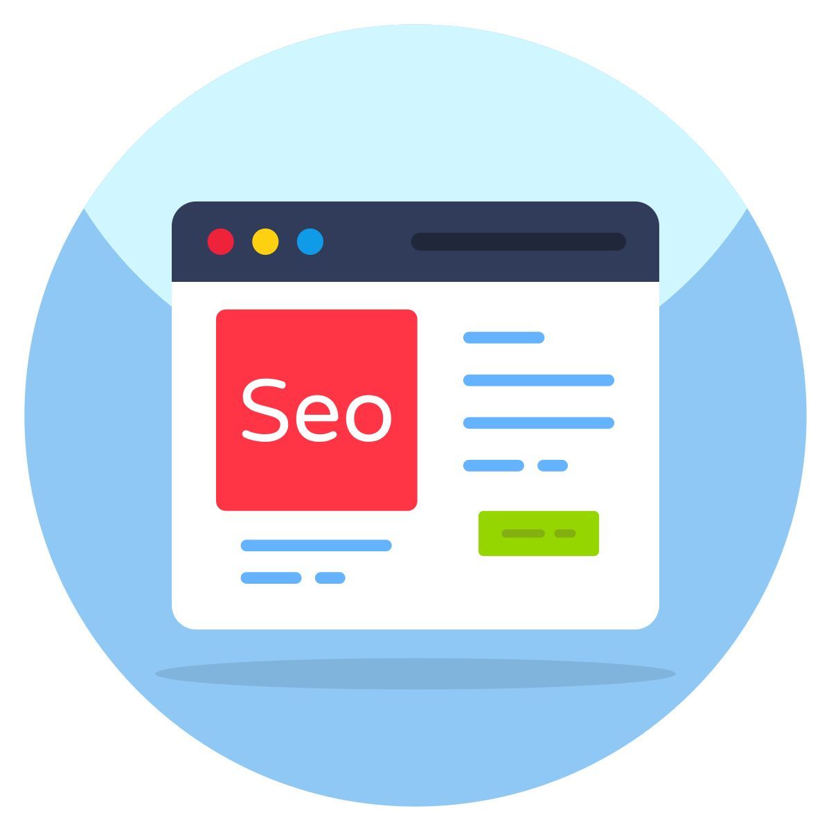 sitio web seo icon