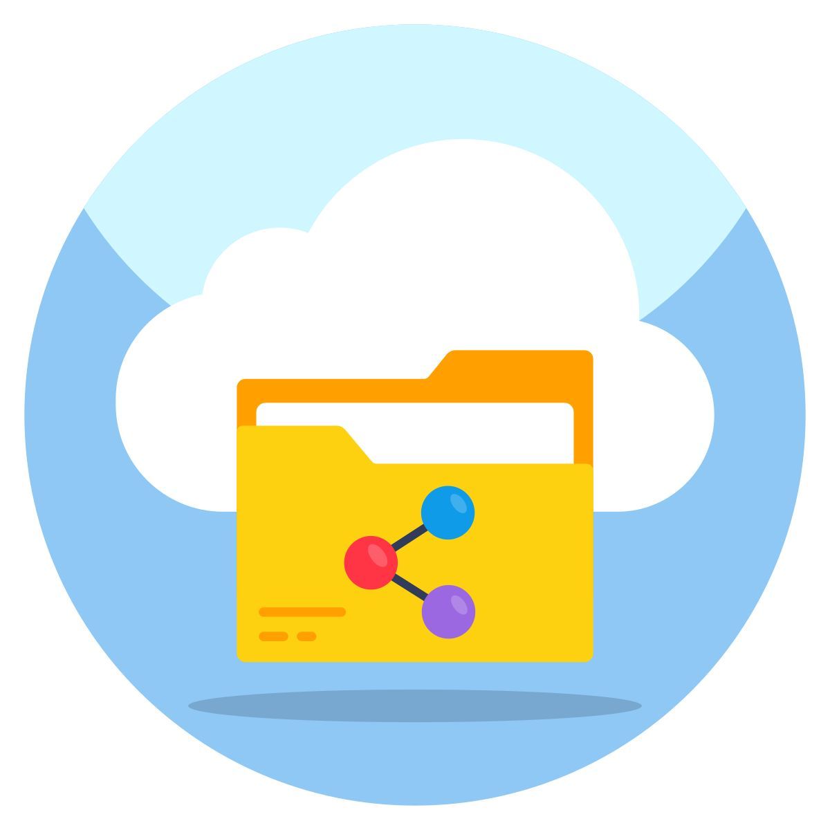 cloud ordner freigeben icon
