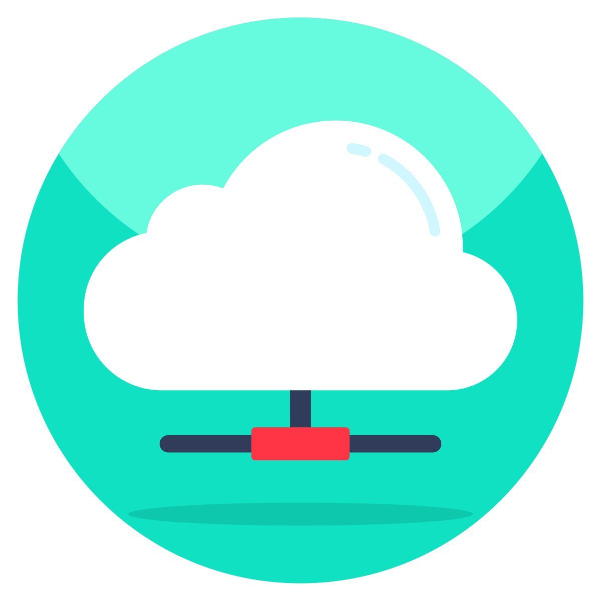 cloud teilen icon
