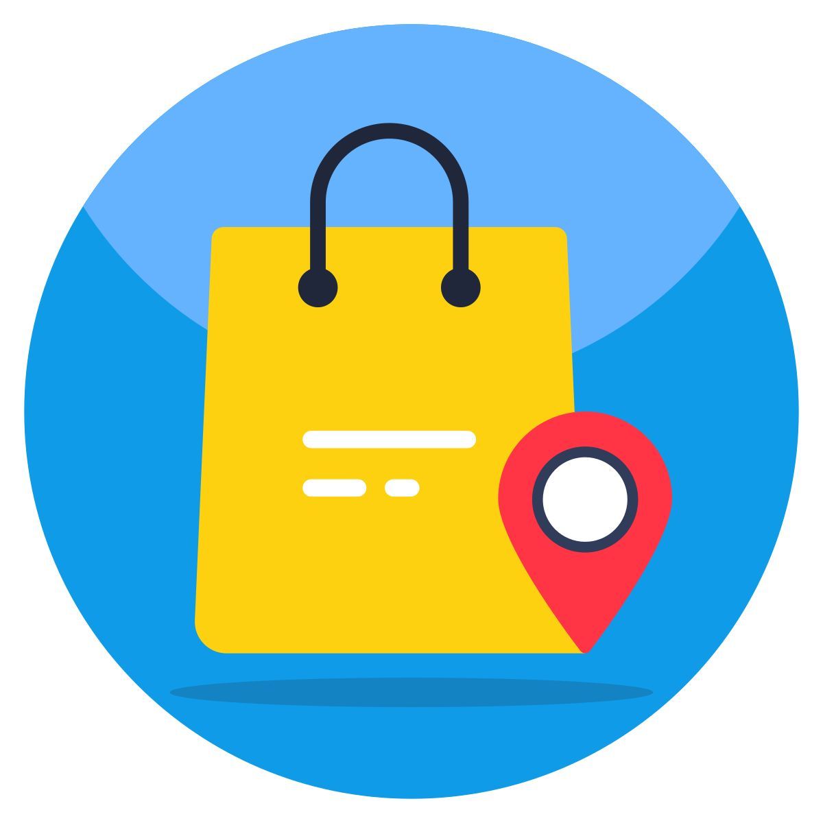 ubicación de compras icon