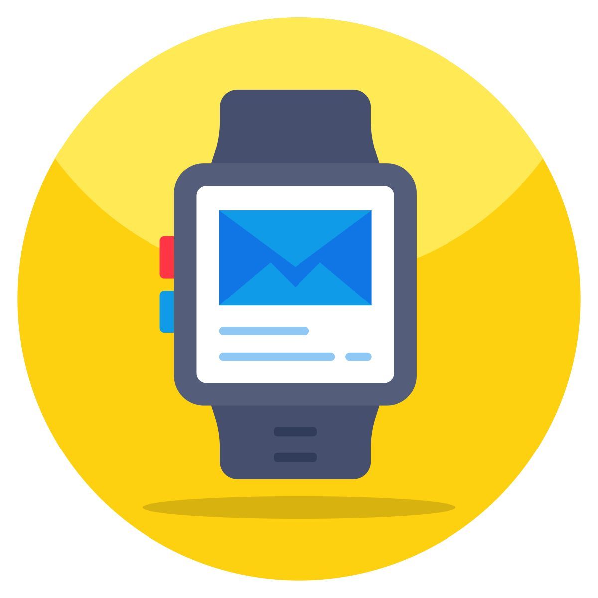 smartwatch mail icon
