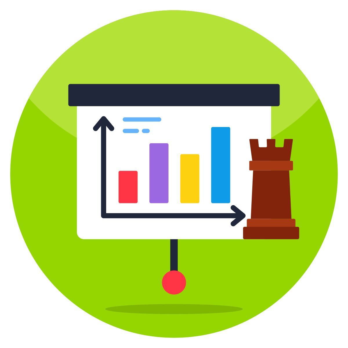 strategic presentation icon