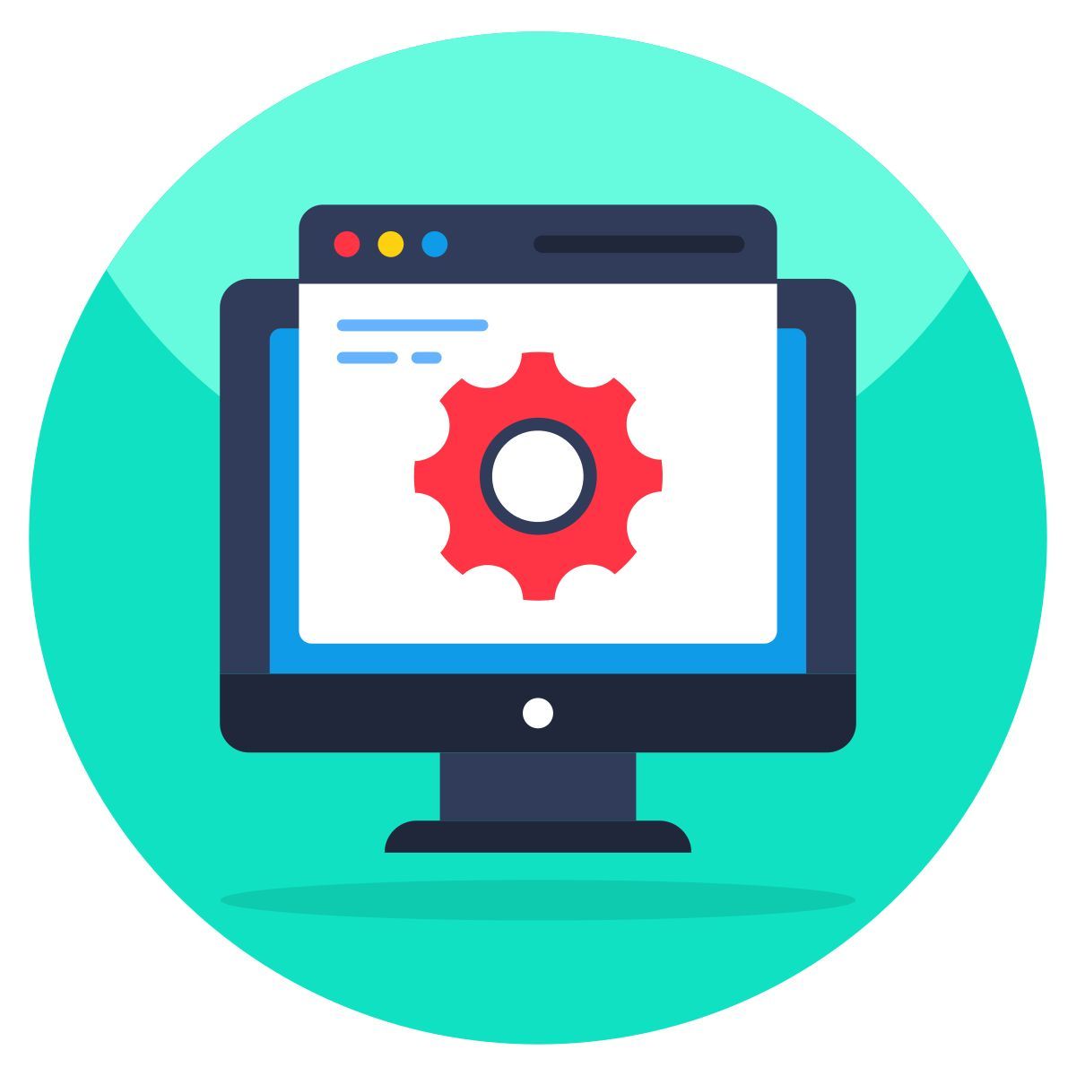configuración web icon