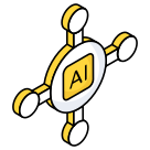 external Ai-Network-artificial-and-intelligence-flat-icons-vectorslab icon