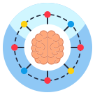 external Brain-Network-network-and-communication-flat-icons-vectorslab icon