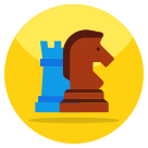 external Chess-Pieces-marketing-strategy-flat-icons-vectorslab icon
