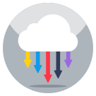 external Cloud-Arrows-cloud-computing-flat-icons-vectorslab-2 icon