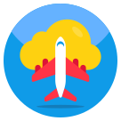 external Cloud-Plane-cloud-computing-flat-icons-vectorslab icon