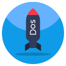 external Ddos-Attack-cyber-security-flat-icons-vectorslab icon