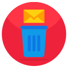 external Delete-Mail-mailing-flat-icons-vectorslab icon