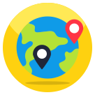 external Global-Location-digital-marketing-flat-icons-vectorslab icon