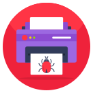 external Infected-Printer-hacking-flat-icons-vectorslab icon