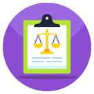 external Law-Document-crime-and-justice-flat-icons-vectorslab icon
