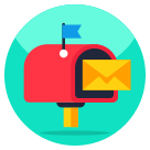 external Letterbox-mailing-flat-icons-vectorslab icon