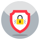 external Locked-Shield-cyber-security-flat-icons-vectorslab-2 icon