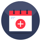 external Medical-Appointment-user-interface-flat-icons-vectorslab icon