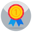 external Position-Badge-badges-and-awards-flat-icons-vectorslab-4 icon