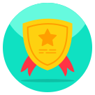 external Shield-Badge-badges-and-awards-flat-icons-vectorslab-2 icon