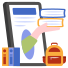 external-Mobile-Books-education-and-back-to-school-flat-icons-vectorslab