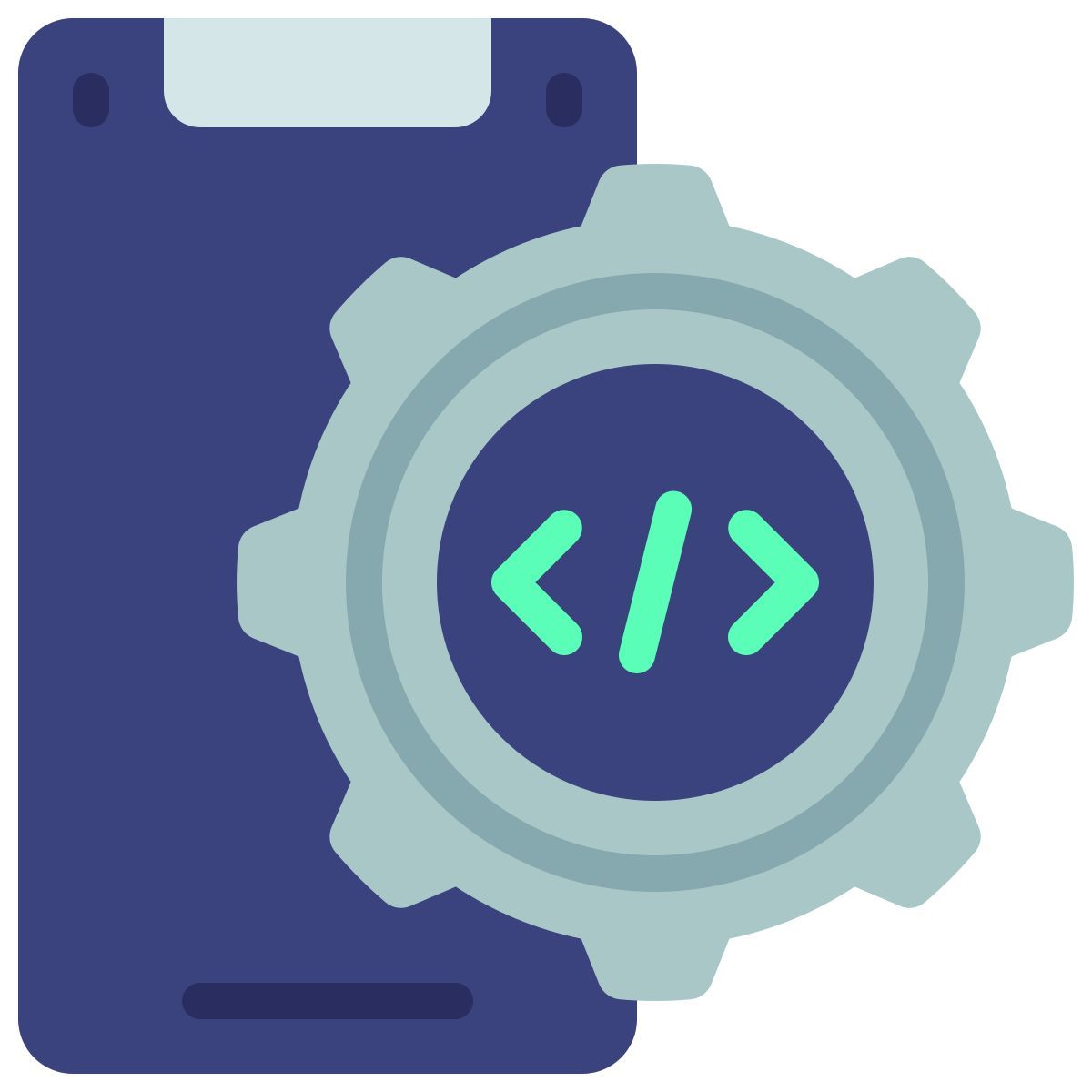 deux smartphones icon