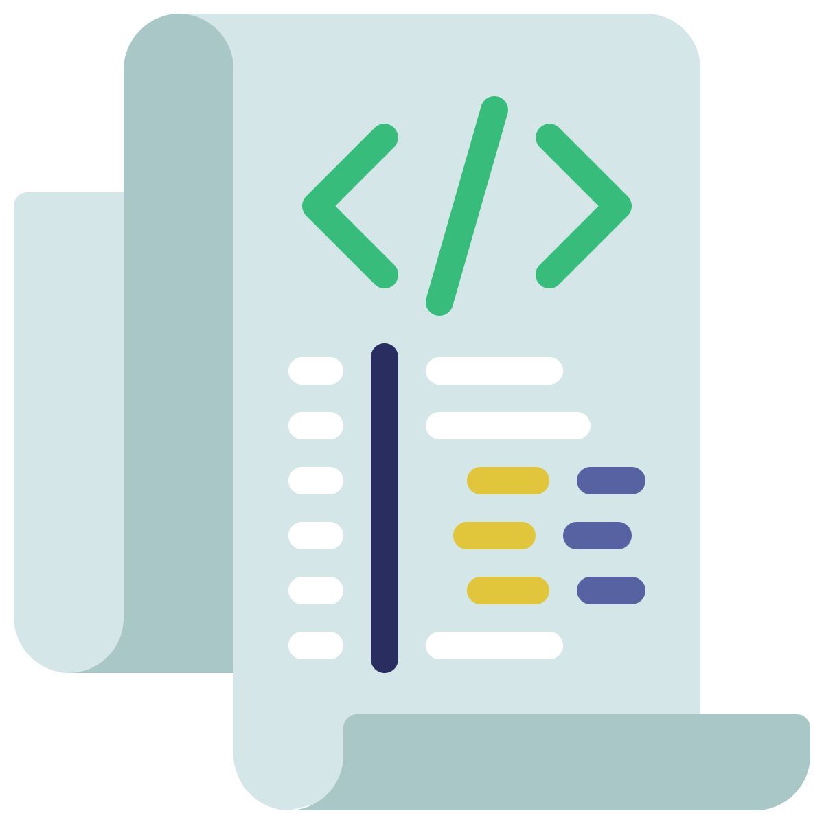 scrittura di script icon