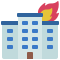 external burning-crisis-management-flat-flat-juicy-fish icon