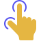 external finger-hands-and-gestures-flat-flat-juicy-fish icon