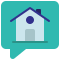 external home-messages-and-communication-flat-flat-juicy-fish icon