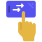 external swipe-hands-and-gestures-flat-flat-juicy-fish icon