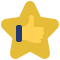 external thumbs-customer-feedback-flat-flat-juicy-fish icon