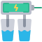 external water-electric-vehicles-flat-flat-juicy-fish icon