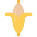 external banana-fruit-flat-flat-juicy-fish icon