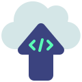 external cloud-coding-and-development-flat-flat-juicy-fish icon