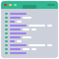 external code-web-developer-flat-flat-juicy-fish icon