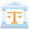 external courthouse-legal-flat-flat-juicy-fish icon