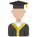external graduating-avatars-flat-flat-juicy-fish-2 icon