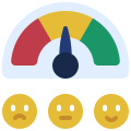 external happiness-customer-feedback-flat-flat-juicy-fish icon