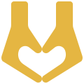 external heart-hands-and-gestures-flat-flat-juicy-fish icon