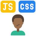 external language-web-developer-flat-flat-juicy-fish icon