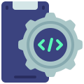 external mobile-coding-and-development-flat-flat-juicy-fish icon