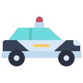 external police-vehicles-flat-flat-juicy-fish icon
