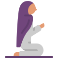 external woman-ramadan-flat-flat-juicy-fish icon