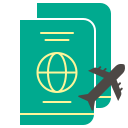 external passport-travel-and-vacation-flat-kendis-lasman icon