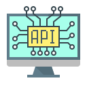 external api-web-development-and-programming-flat-land-kalash icon